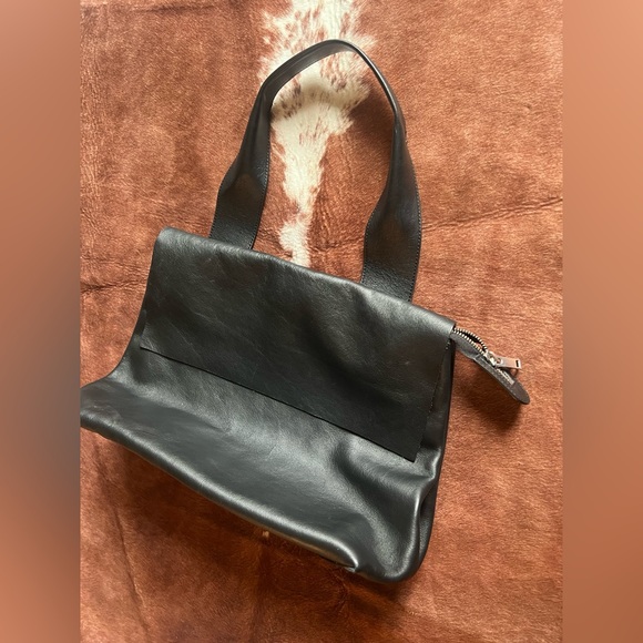 COS Black Leather Interior Bag - Picture 2 of 12